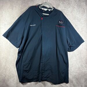 Chick-fil-A‎ Shirt Mens 6XL Navy Team Leader Uniform Oobe Chef Coat Workwear